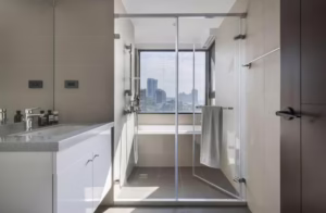 frameless shower door