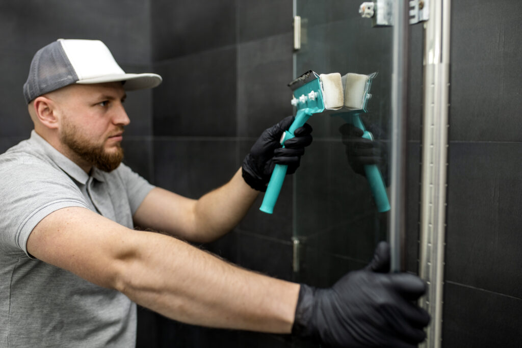 How long does it take to install a shower door.