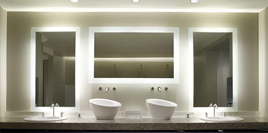Modern and traditional bathroom mirrors